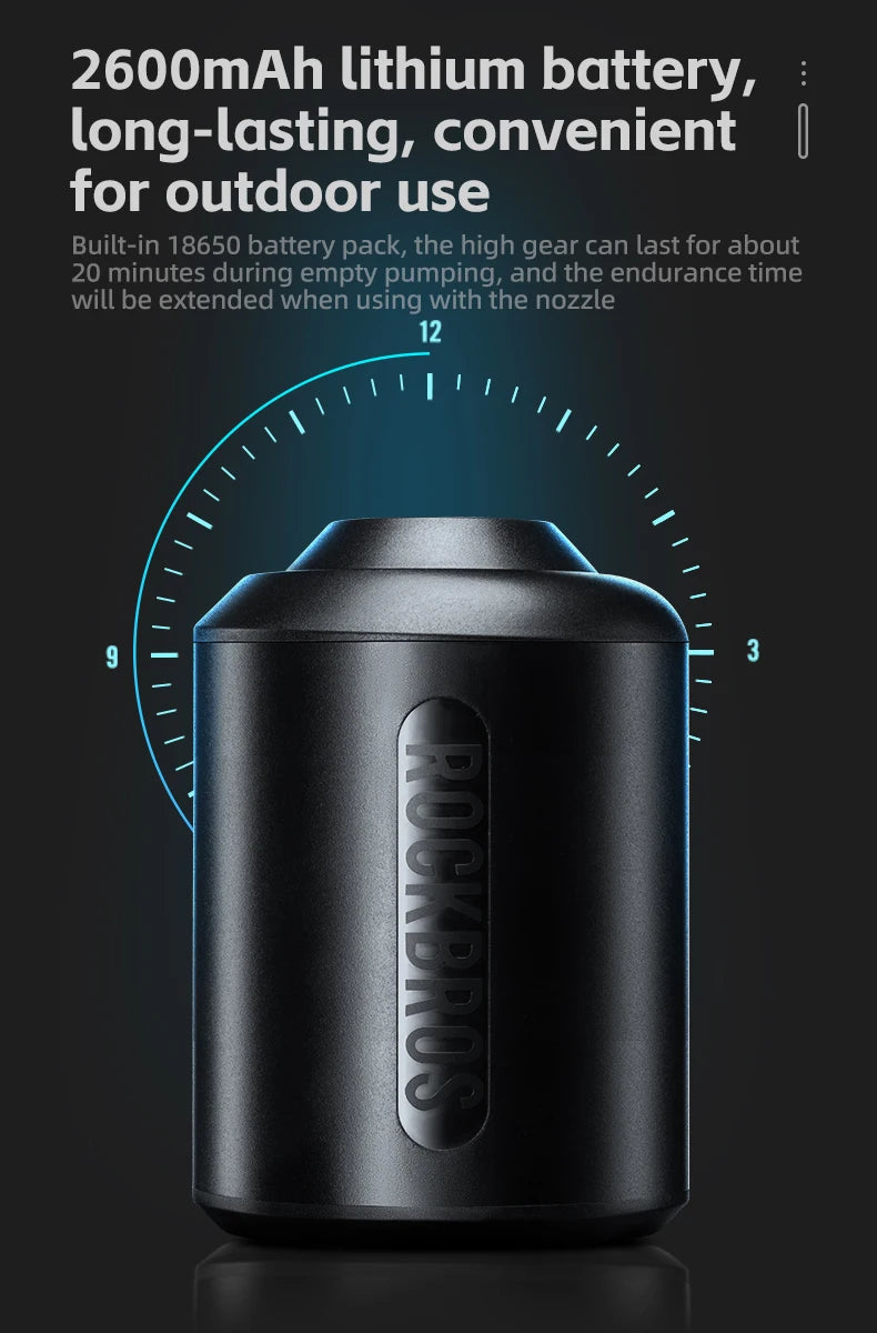 Wireless Electric Air Pump for Mattresses, Pools, and Inflatables