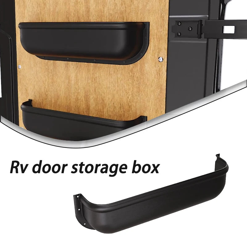 Van Camper Door Storage Shelf Organizer with Screws, 45cm