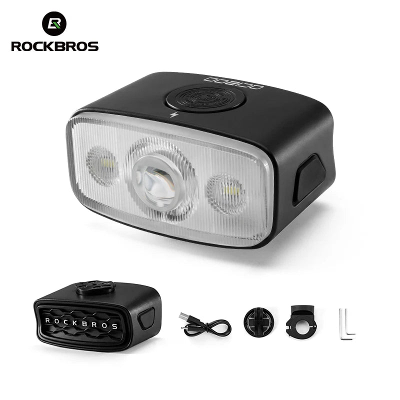 Φανάρι Ποδηλάτου 1200LM USB Επαναφορτιζόμενο IPX6 Αδιάβροχο Μπροστινό Φως