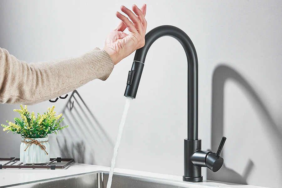 Έξυπνος Αισθητήρας Αφής Μπαταρία Κουζίνας με Αναδιπλούμενη Περιστροφή 360°