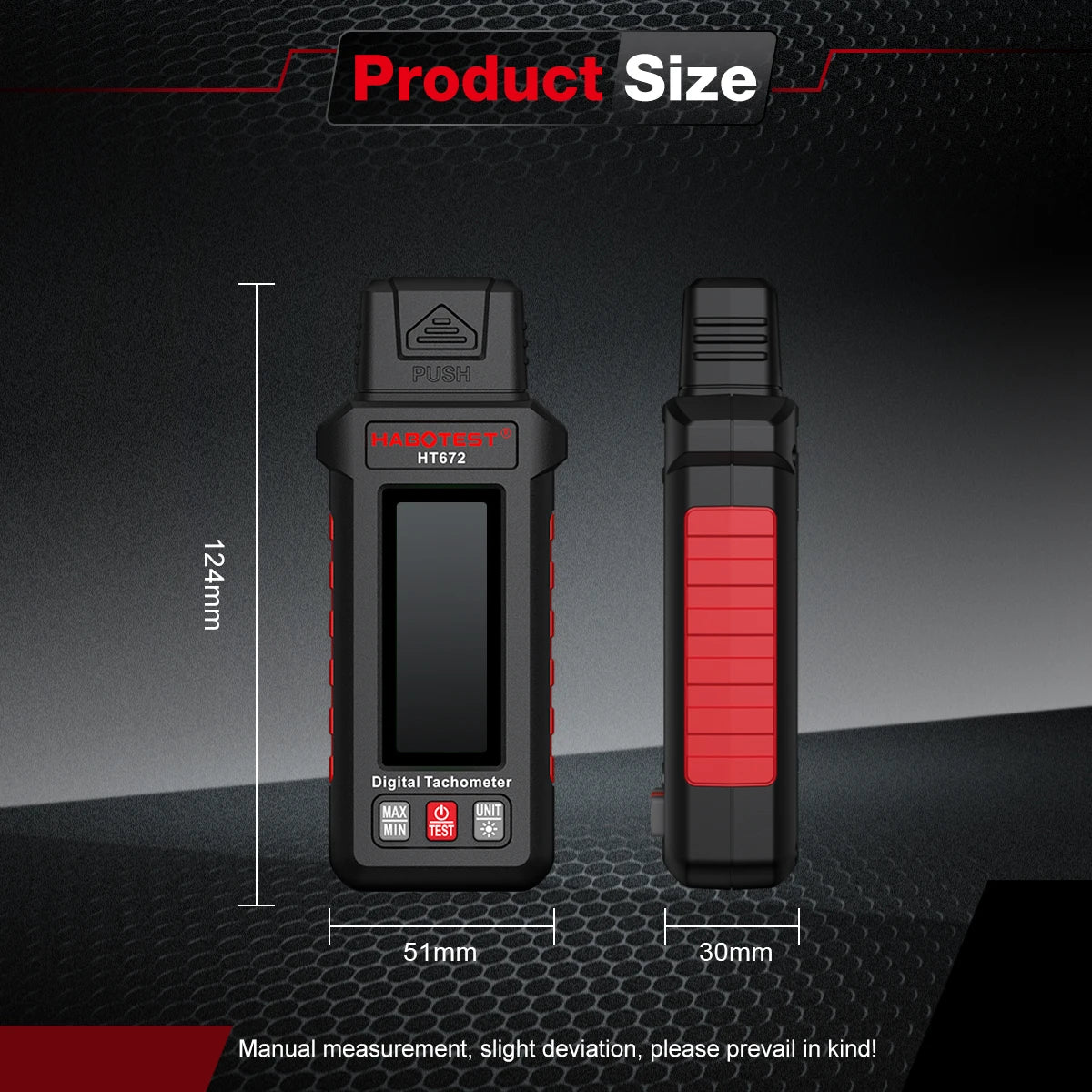 HT672 Mini Laser Tachometer