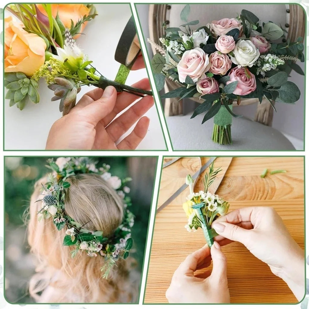 12 mm blomsterstilk indpaknings-tape – rullevalg