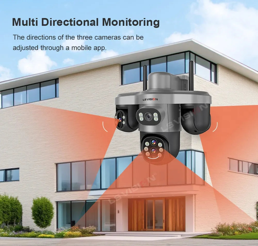 Solar Security Camera 20MP 10X Optical Zoom PTZ IP66