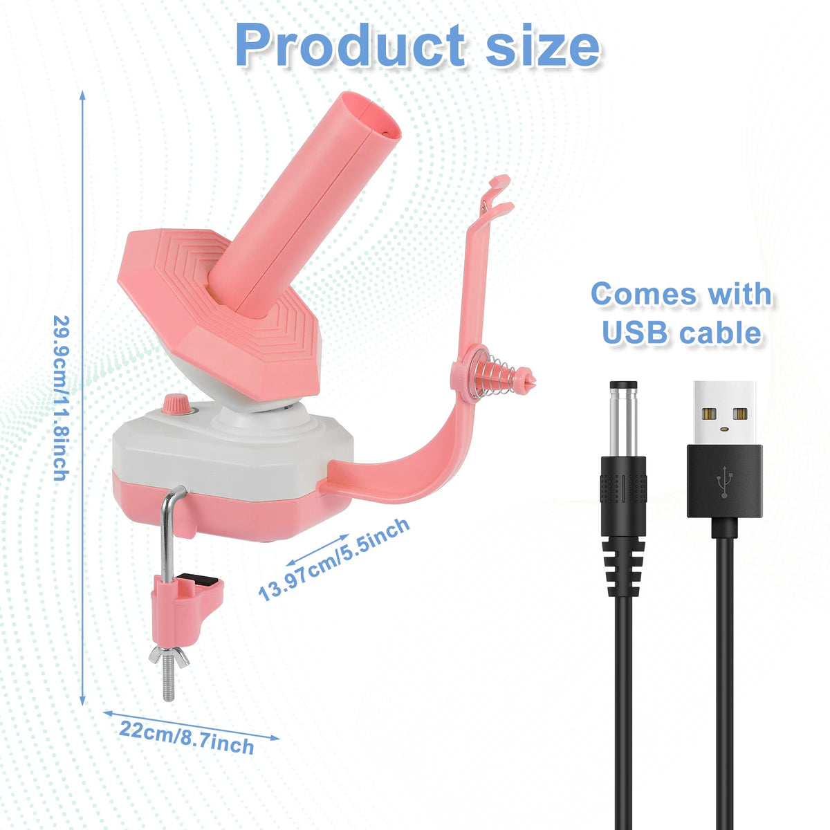 Electric Yarn Winder with Variable Speed