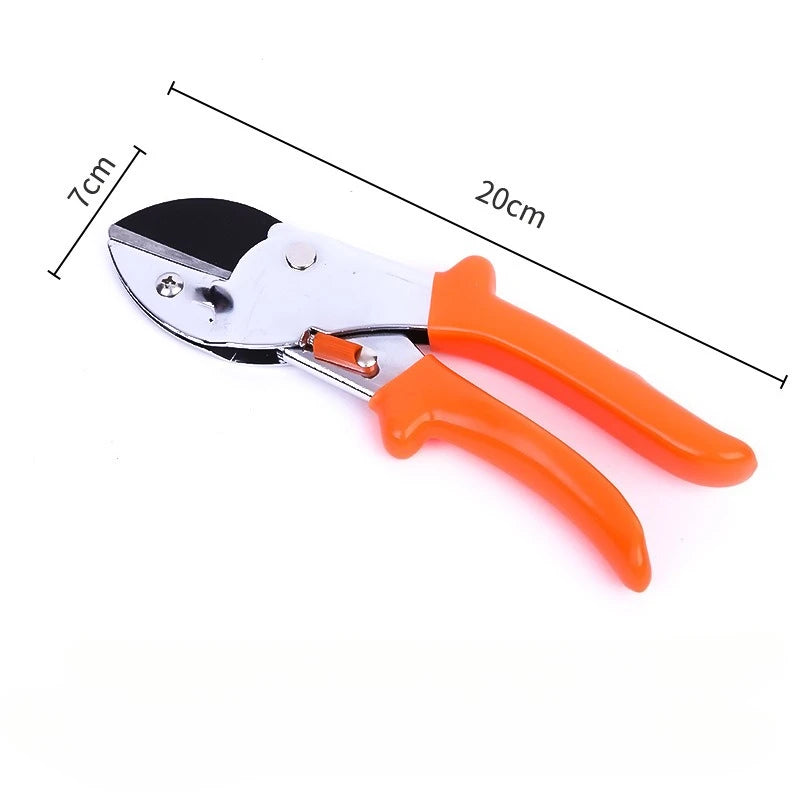 Spring-Loaded Bypass Garden Pruning Shears
