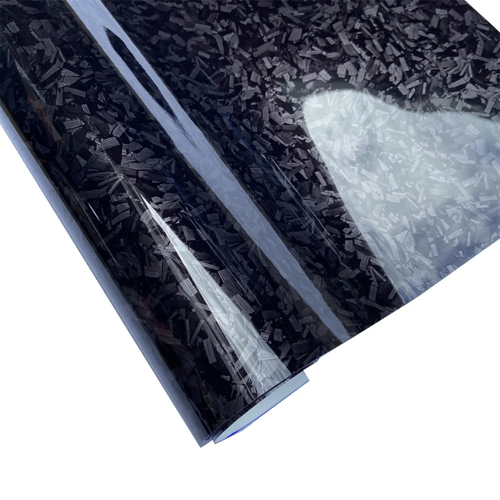 Glossy Forged Carbon Fiber Vinyl Wrap