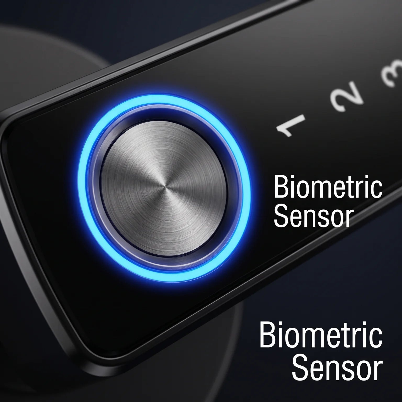 Smart Fingerprint Lever Lock with Password, IC Card and Key