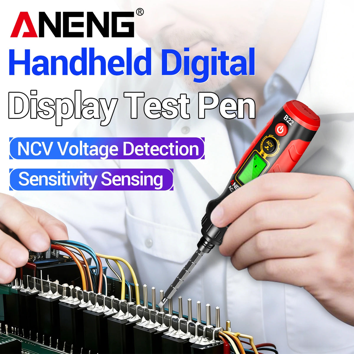 B22 Rechargeable Voltage Tester and Screwdriver