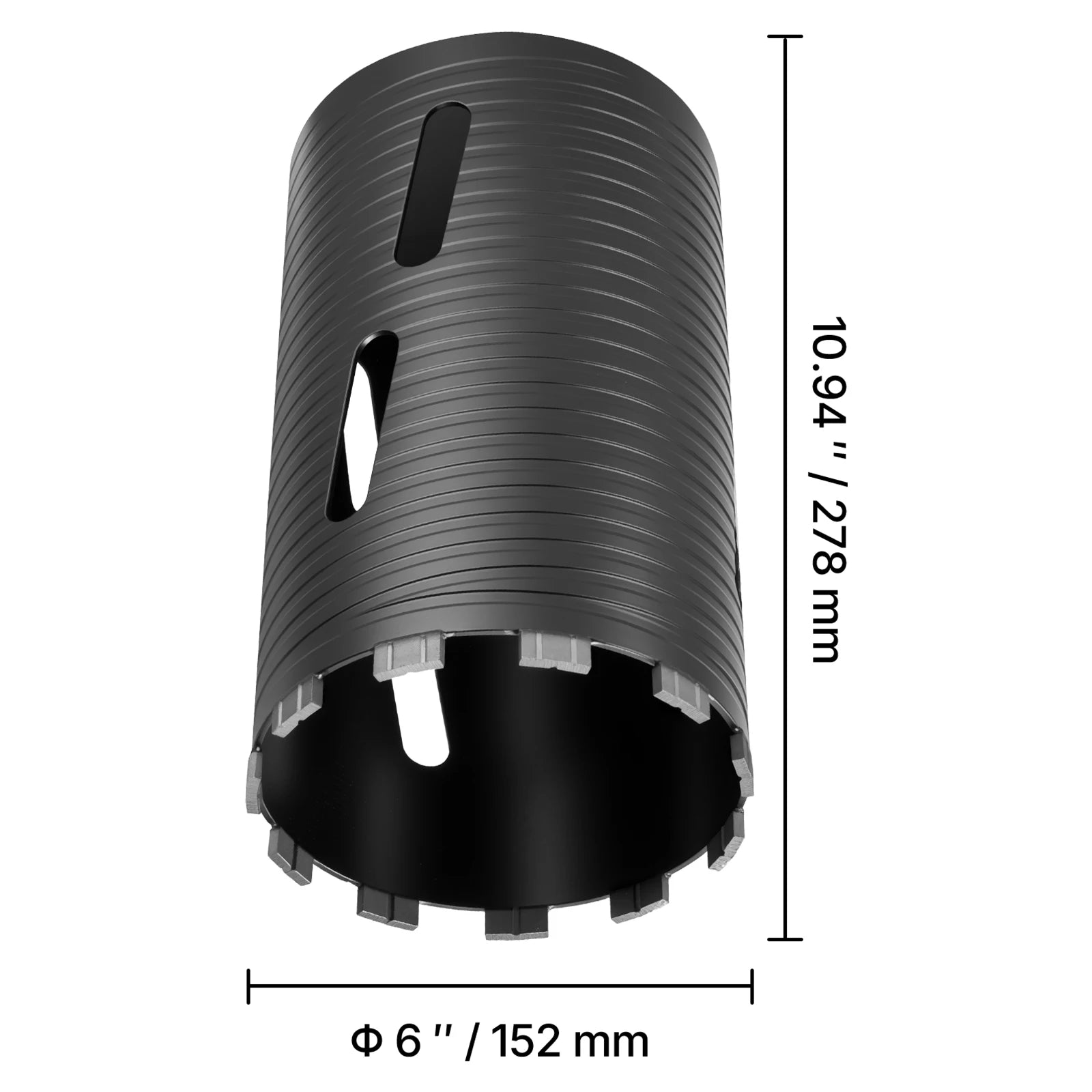 Diamond Core Drill Bit with Adapters for Concrete & Brick Drilling