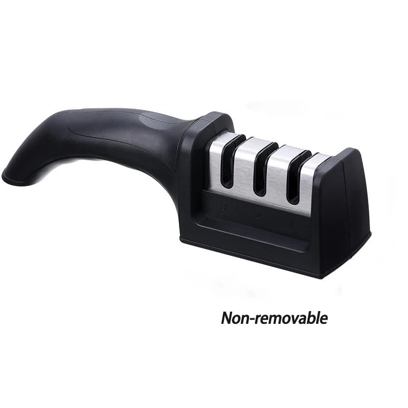 Affilacoltelli da cucina manuale con base antiscivolo