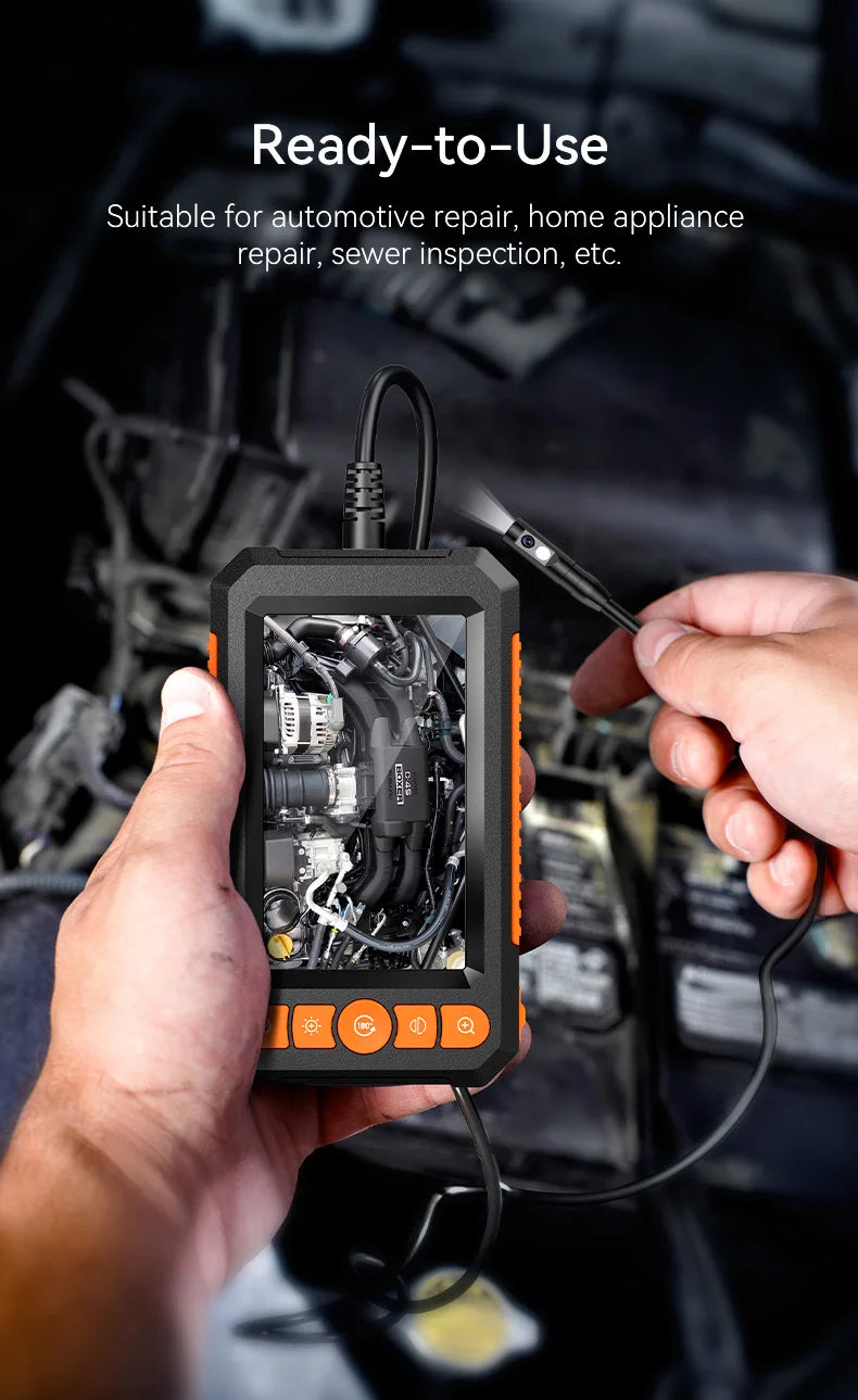 1080P Industrial Endoscope Camera with 4.3" IPS Screen