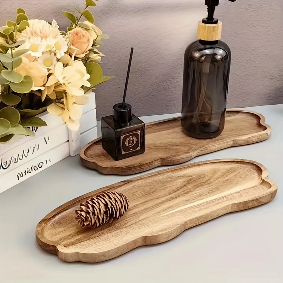 Cloud-Shaped Decorative Tray, Small or Large