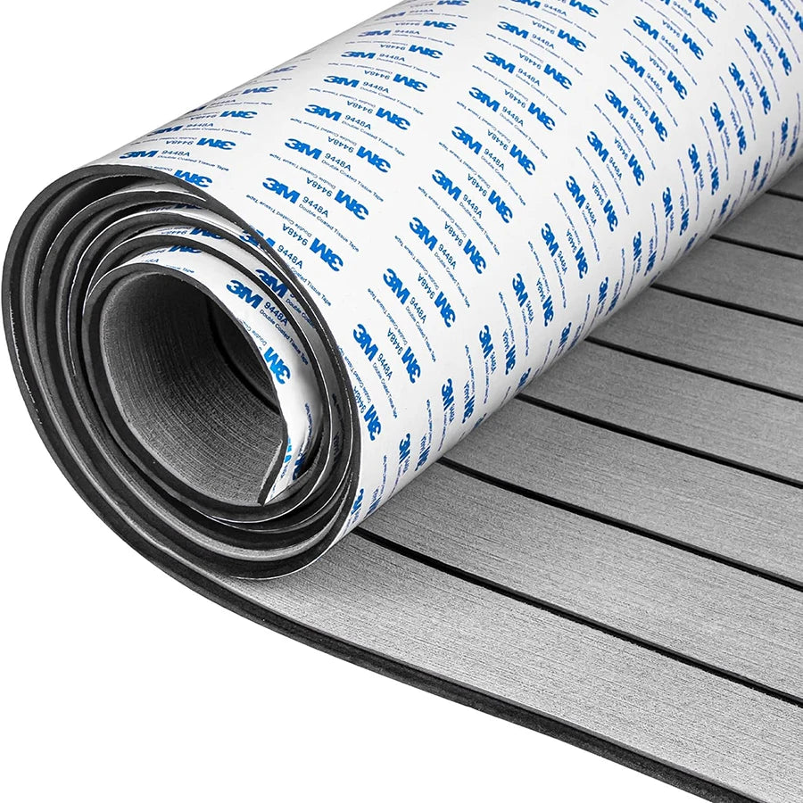 EVA Foam Boat Flooring 2400x450mm Self-Adhesive Faux Teak Decking