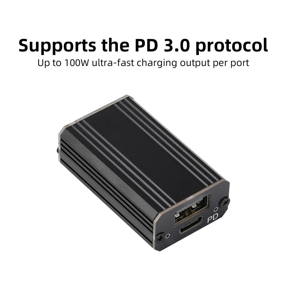 DC-nedkonverteringsmodul for USB-lading med PD-støtte