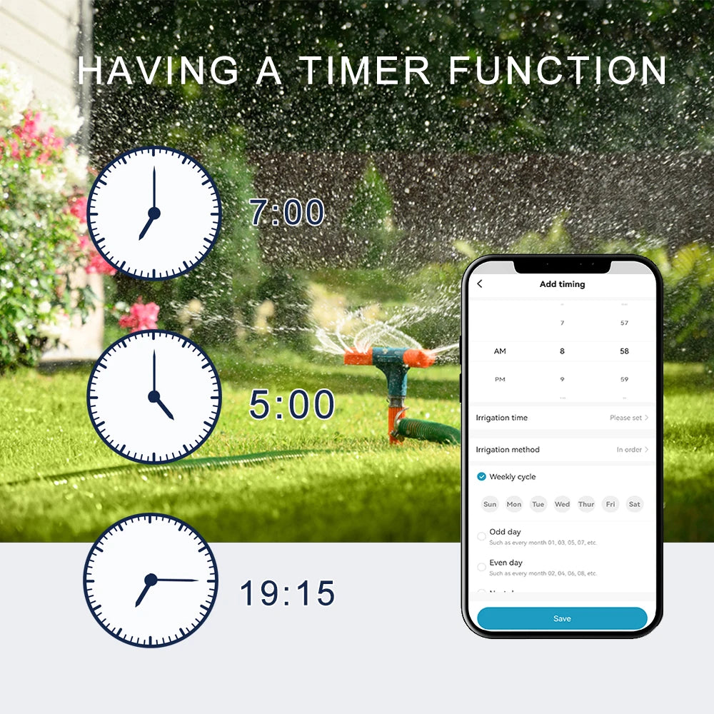 Six- or Eight-Zone Wi-Fi Irrigation Controller
