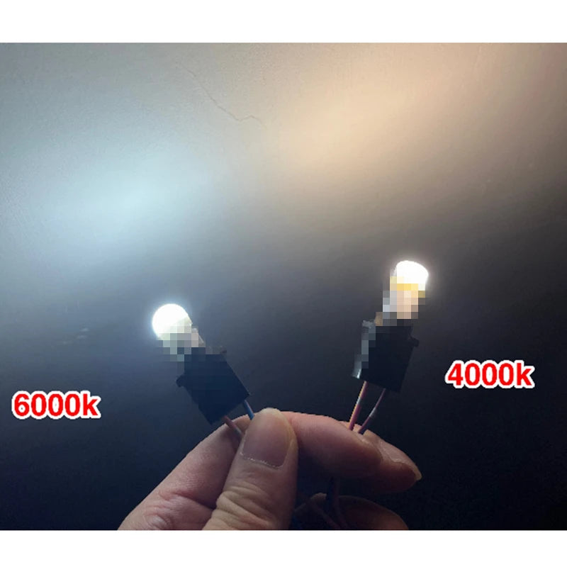 Philips LED T10 W5W Ultinon Pro6000 4000K 6000K White Bright Car Interior Lamps Turn Signal No Flash Flickering Error Free
