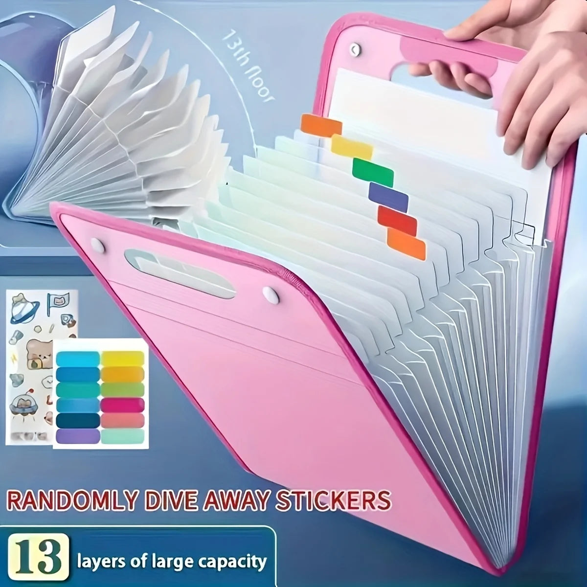 A4 Expanding Document Folder with Carry Handle