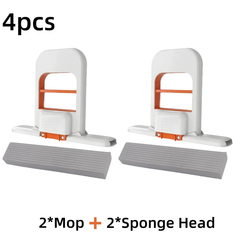 Conjunto de esfregona esponja mini com autotorção