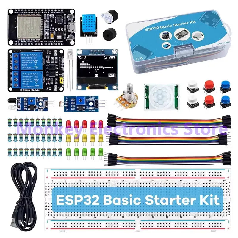 Elektronički DIY kit ESP32 ESP-32S WIFI modul početni kit za ESP32 WIFI razvojnu ploču ESP32 modul kit relej zaslon senzor
