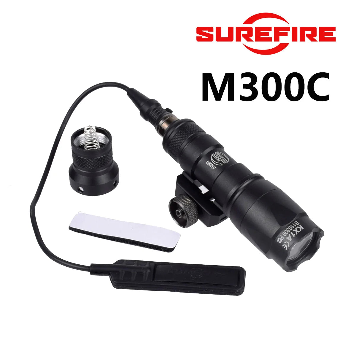 Surefire M600 M600C M300 Tactical Rifle AR15 Flashlight Airsoft Hunting Aisoft Rifle Gun Scout Light Axon Dual Function Switch