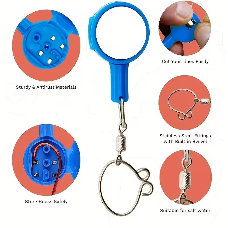 Two-Piece Fishing Knotting Tool Set