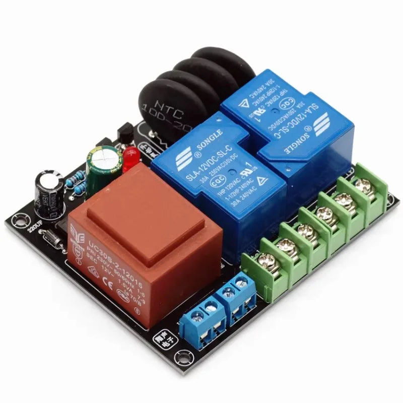 220V Amplifier Soft-Start Delay Board