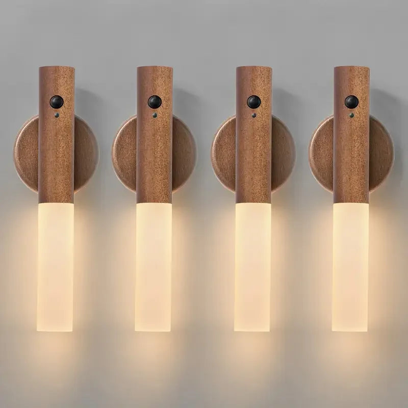 Rechargeable Magnetic Motion-Sensor Wall Light