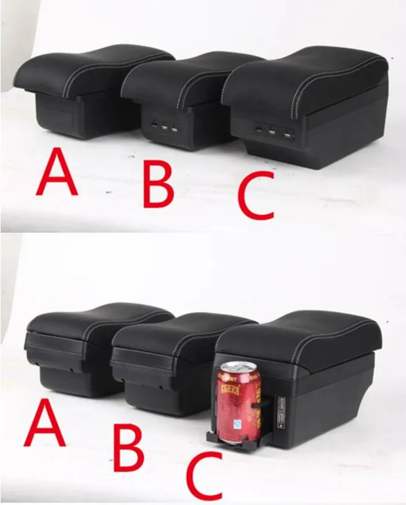 Universal Car Armrest Box with Storage