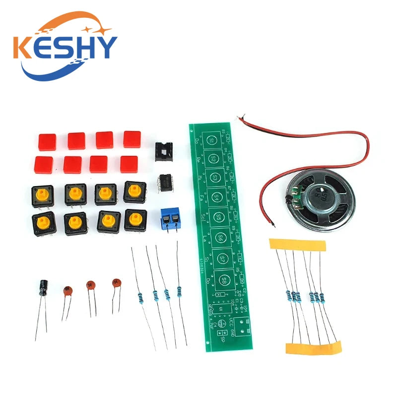 Električna klavir DIY komplet, NE555 DIY modul elektronske orgle, elektronske vaje za spajkanje, kompleti za učenje, modul elektronske orgle