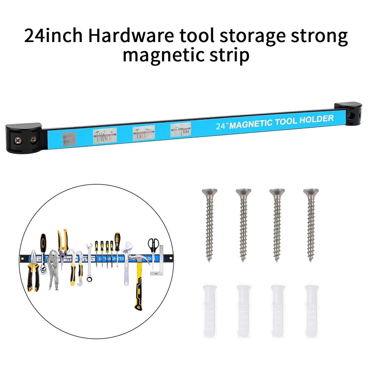 Barra porta-utensili magnetica per officina
