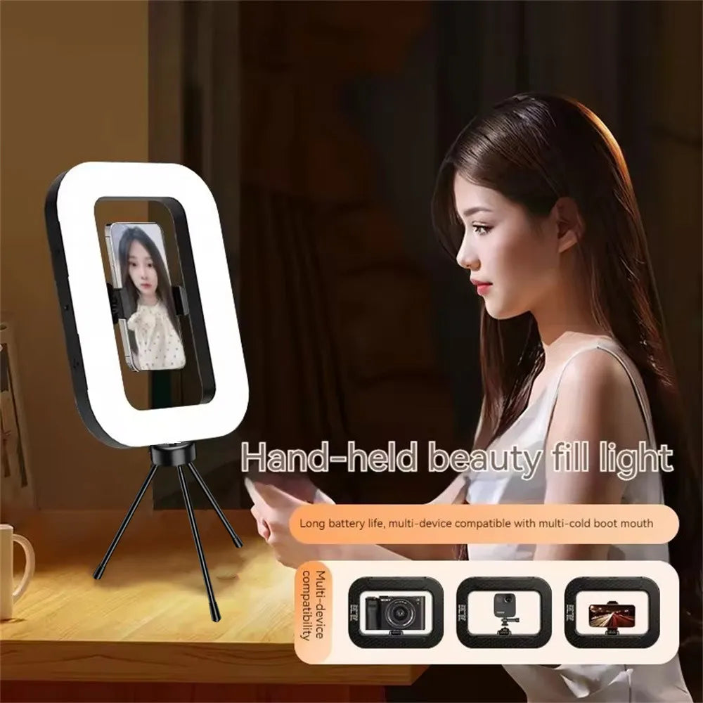 Rechargeable Video Fill Light - Tripod Options