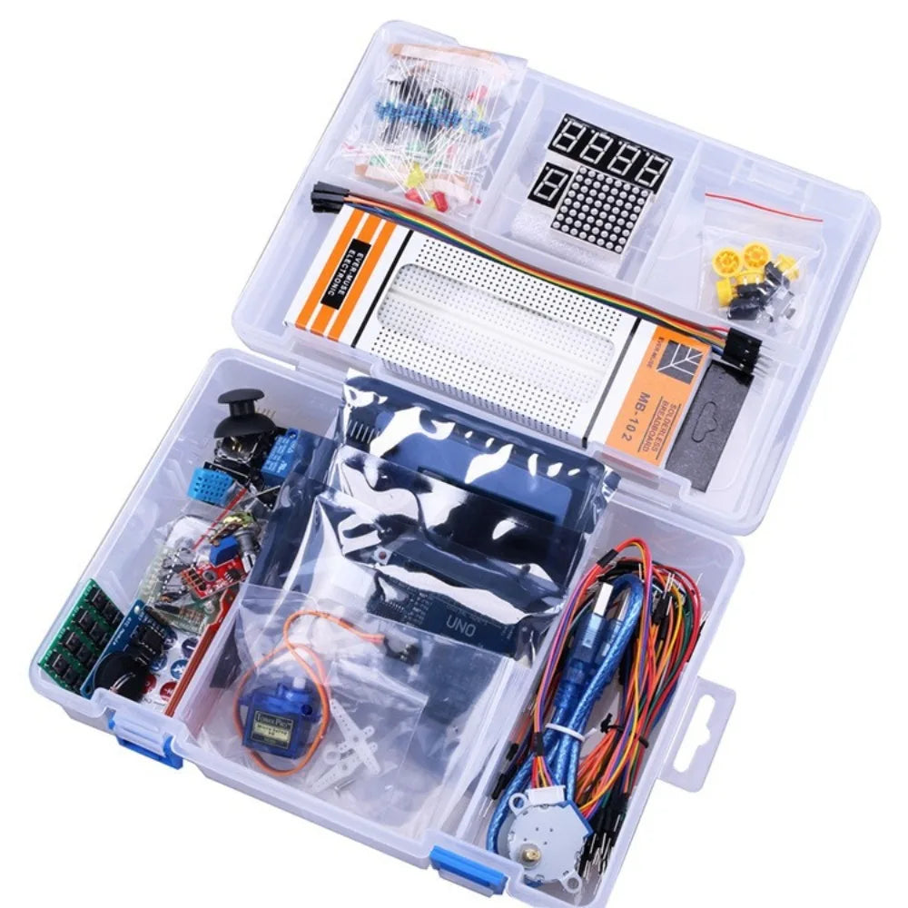UNO R3-Compatible Electronics Kit with RFID and LCD