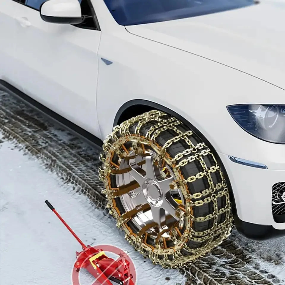 Emergency Tyre Traction Chains - Four Pieces