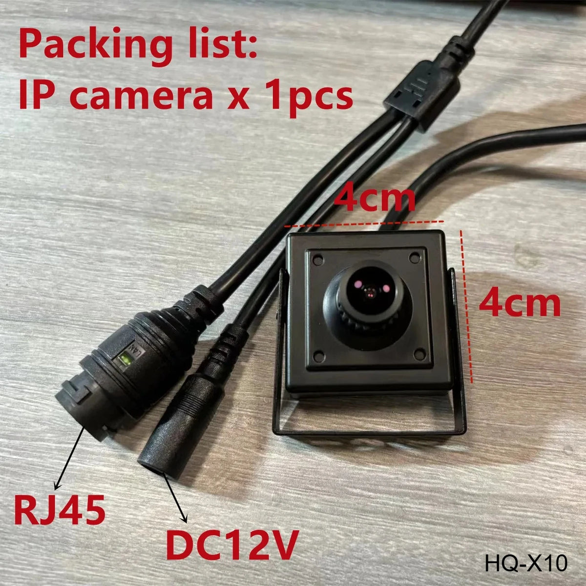 Câmera de Vigilância Interna PoE 4K 8MP Mini