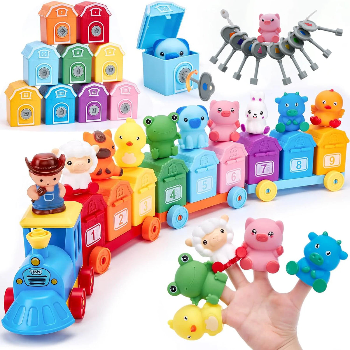 Farm Train Counting, Matching and Key Activity Set
