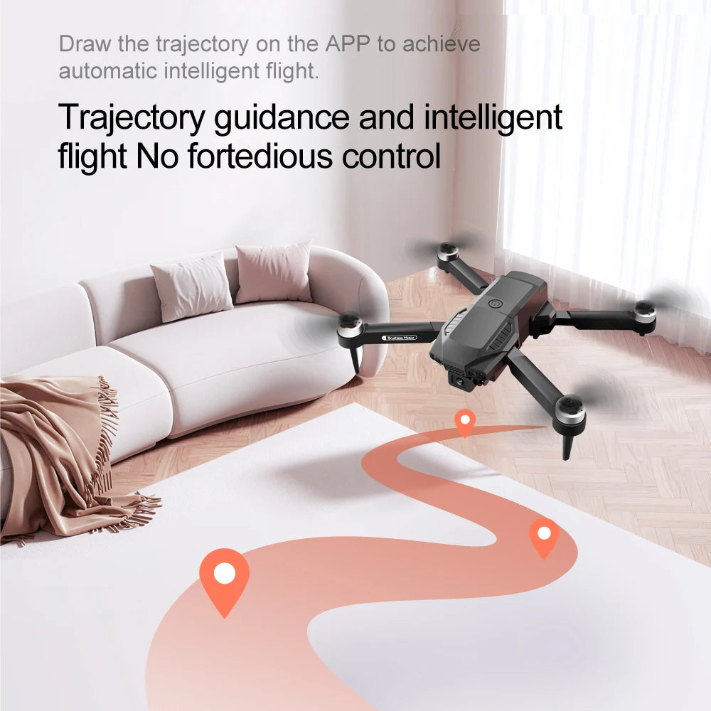 New F198 Drone Professional Dual Camera With 1080P WIFI FPV HD Aerial Photography Wide Angle Brushless RC Foldable Quadcopter 