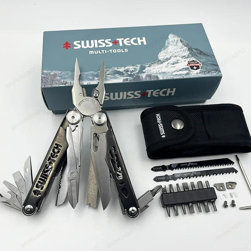 37-in-1 Folding Pliers Multitool