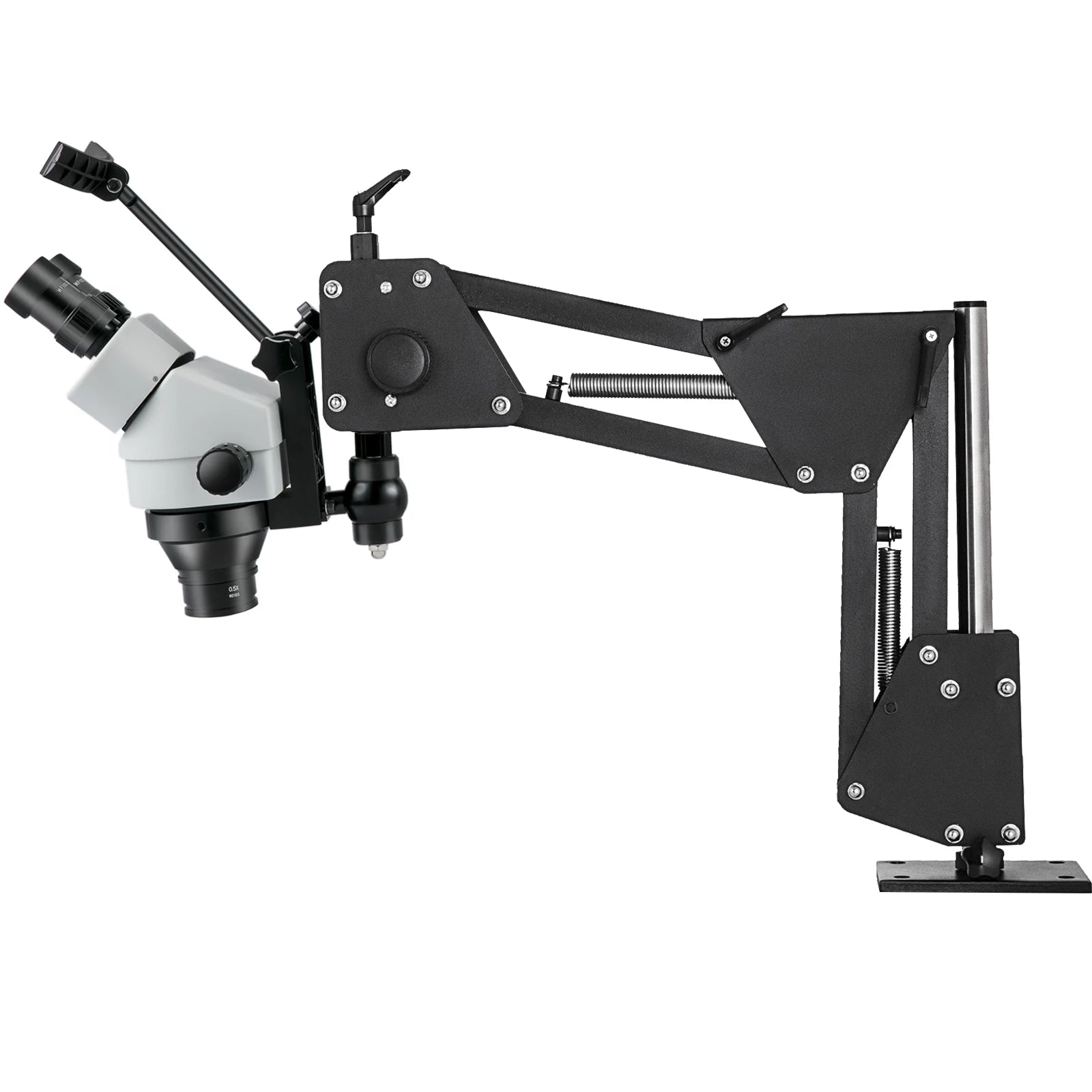 Micro Inlaid Mirror Multi-Directional Microscope Magnifier 0.7X-4.5X