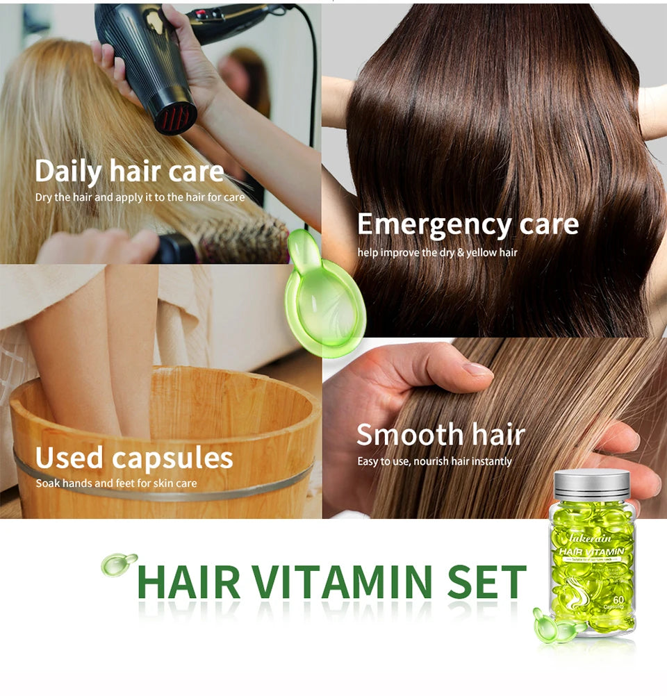 Vitamin Oil Hair Care Essence Capsules