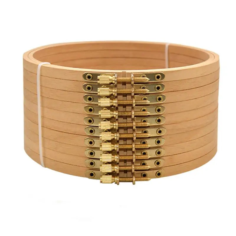 Beech Wood Embroidery Hoop for Cross Stitch, Nine Sizes