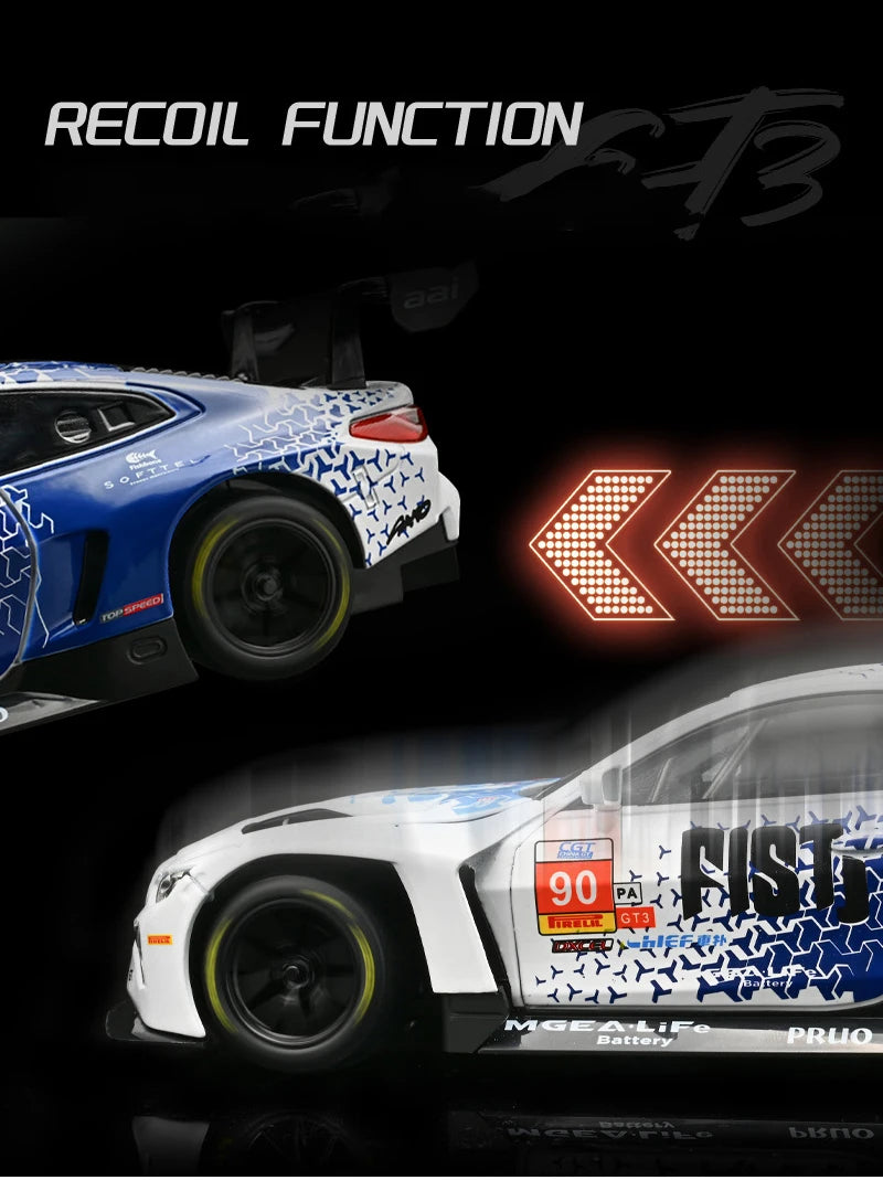 1:24 M4 GT3-modellbil i støpt metall