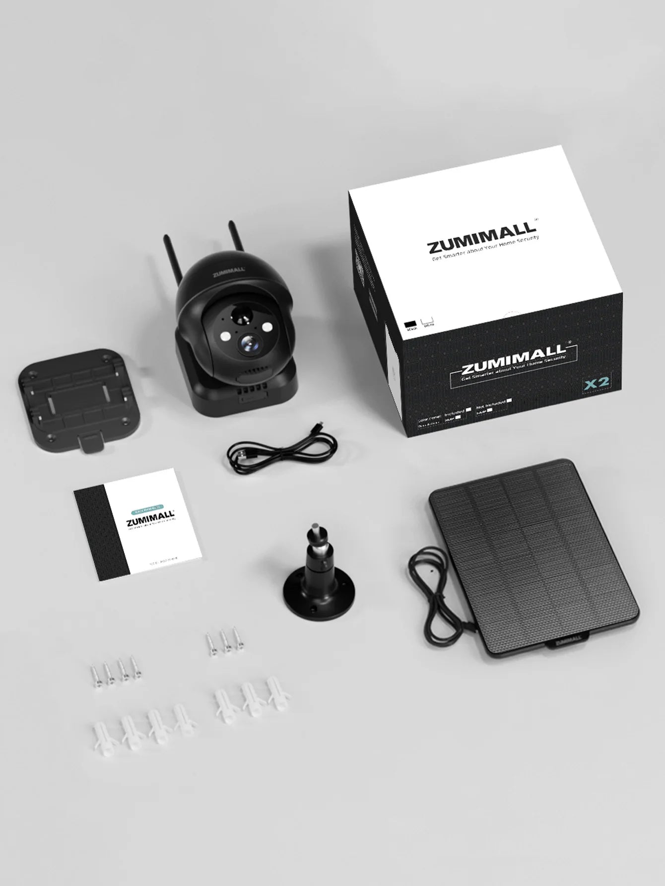 ZUMIMALL bežična sigurnosna kamera s baterijom 3MP noćni vid