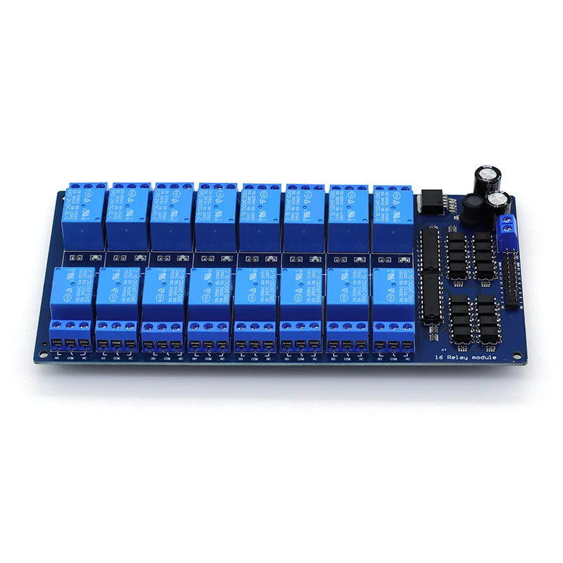 16-Channel Relay Board, DC Voltage and Pack Options