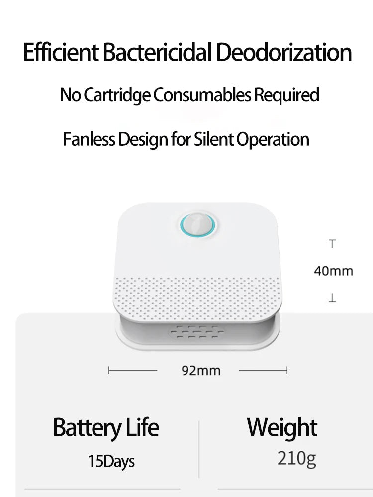 Smart Cat Odor Purifier For Cat Litter Box Deodorizer Pet Toilet Air Purifier Dog Cat Litter Deodorant 