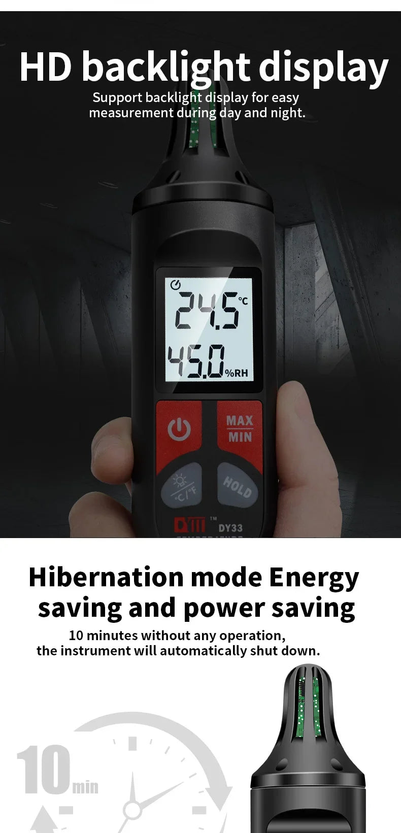 DY38 digitale geluidsniveaumeter