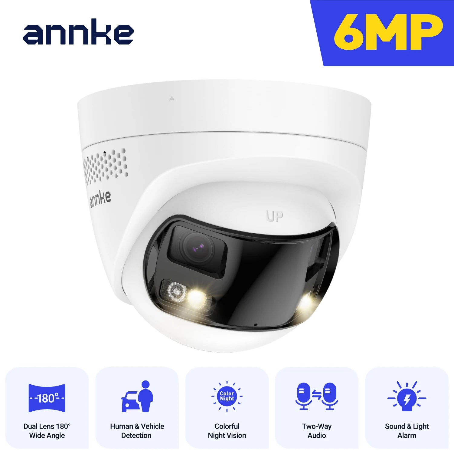 ANNKE 180° 8MP Dual Lens PoE Outdoor Security Camera