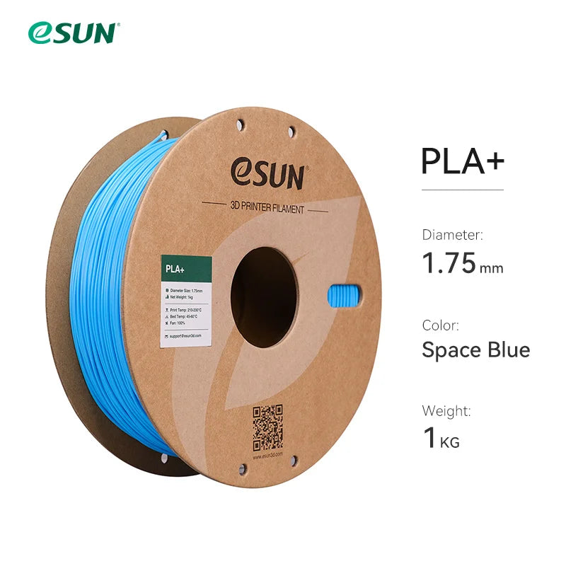 Filamento PLA+ para impressora 3D, 1.75 mm, bobina de 1 kg