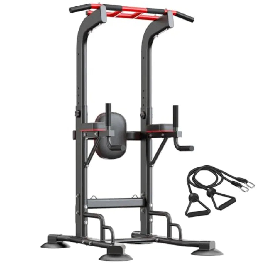 Justerbar Pull-Up-stång och Dipsstation för Helkroppsträning Hemma
