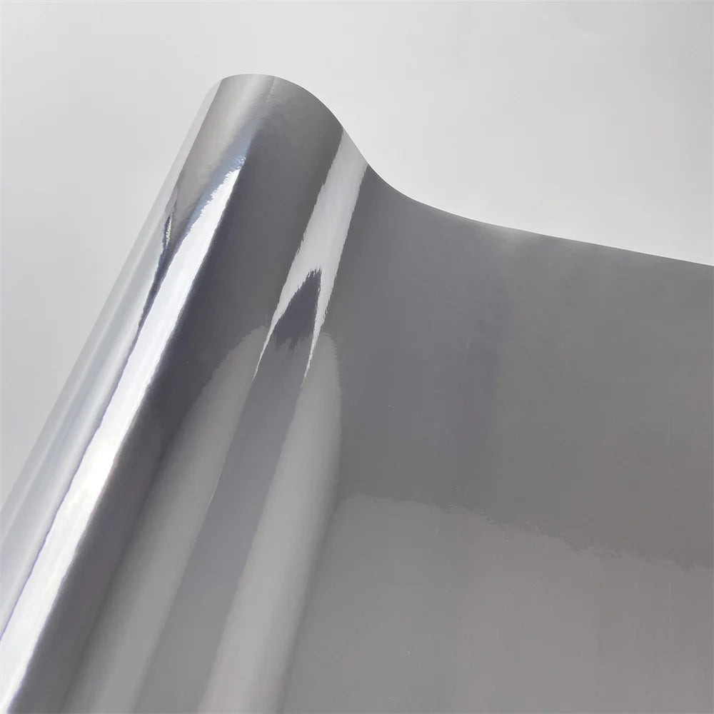 Car Stickers Glossy Silver Chrome Mirror Vinyl Films Air Release for Vehicle Motorcycle Bicycle