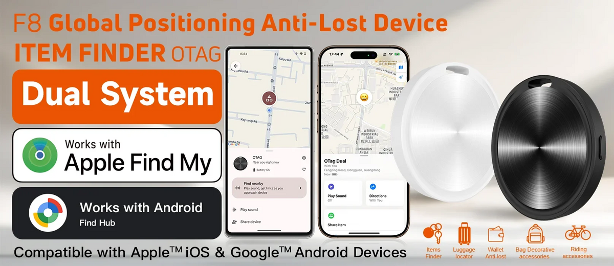 Smart tracker: kompatibilný s iOS a Androidom, navrhnutý tak, aby pomohol zamedziť strate kľúčov, peňaženky a ďalších vecí
